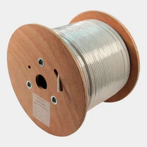 Cable FTP Cat 6 305m 4 Pares LSZH 24AWG Blanco Exterior Blindaje - Imagen 2