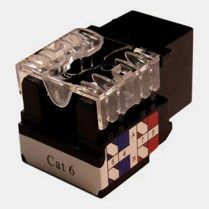 Modulo RJ-45 CAT 6 UTP Keystone Negro - Imagen 3
