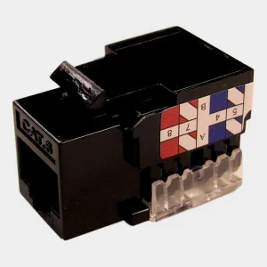 Modulo RJ-45 CAT 6 UTP Keystone Negro - Imagen 2