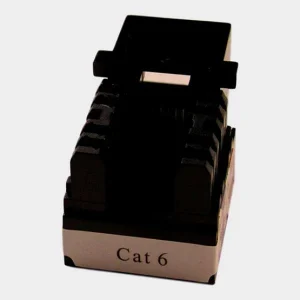 Modulo RJ-45 CAT 6 UTP Keystone Negro - Imagen 4