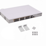 CRS328-24P-4S+RM. MIKROTIK req-cabl 4-SFP+10G 24-1000-PoE 3x150W-tot Switch-L3 Router-L5