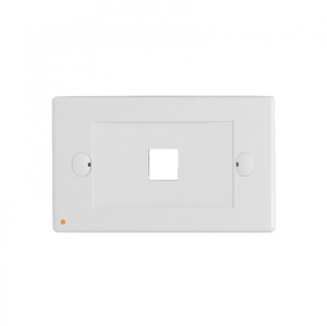 FP1HL. LINKMADE Blanco 1-Keystone Horizontal Faceplate 70x114mm