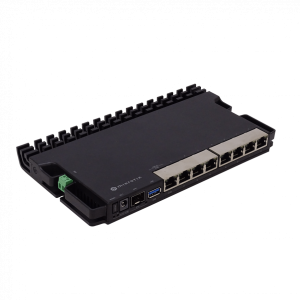 RB5009UG+S+IN. MIKROTIK HomeLab 7-1000 1-2500 1-SFP+10G USB L5 PoEin DC-Jack DC-2pin - Imagen 2