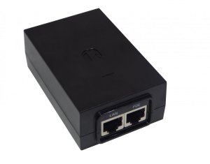 POE-24-30W. UBIQUITI Gigabit 24VDC 30W Inyector PoE 1,25A c/ESD no-Incluye-Cable