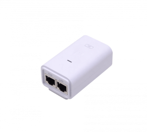 POE-24-7W. UBIQUITI 24VDC 7W Gigabit inyector PoE 0,3A requiere-Cable-Poder