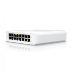 USW-LITE-16-POE. UBIQUITI Switch Desktop 45W-tot 16-1000-8-PoE+48af/52at req-UniFi - Imagen 2