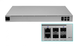 EFG. UBIQUITI 2-2500 2-SFP+10G 2-SFP28-25G 2-220VAC Unifi Cloud Gateway