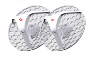 LHGG-60AD. MIKROTIK 2-Grillas 60GHz 802.11ad 1-1000 L3 inc24V 1,8gbps 1,5km 391mm