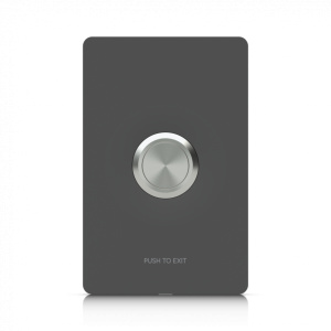 UA-BUTTON. UBIQUITI Boton Pulsador-N/A Placa Metalica keystone Blanco/Negro